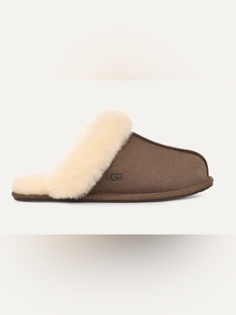 UGG Women's Brown Suede Scuffette Slide Slipper New 10